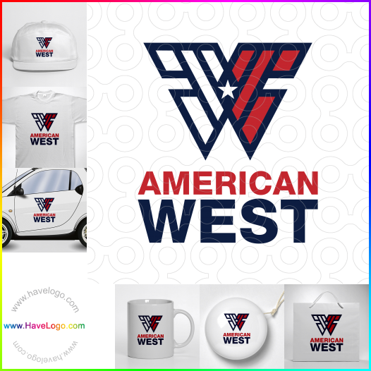 Acquista il logo dello West americano 66365