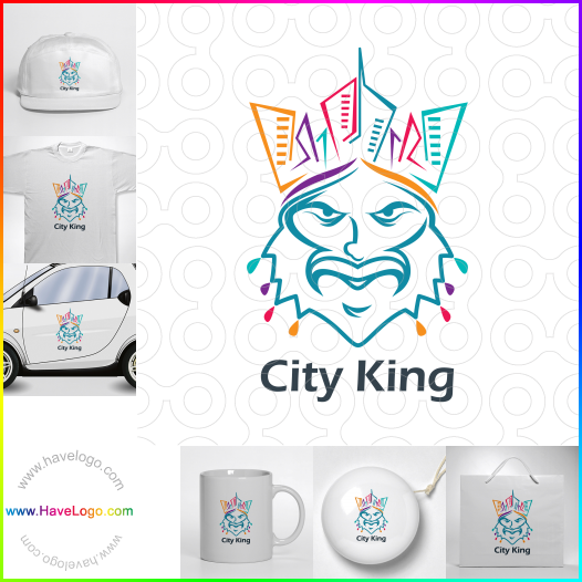 Compra un diseño de logo de City King 65017