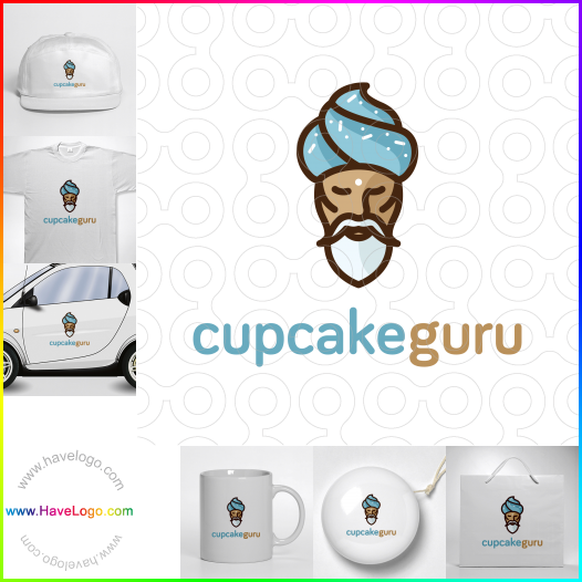 Compra un diseño de logo de Cupcake Guru 60901