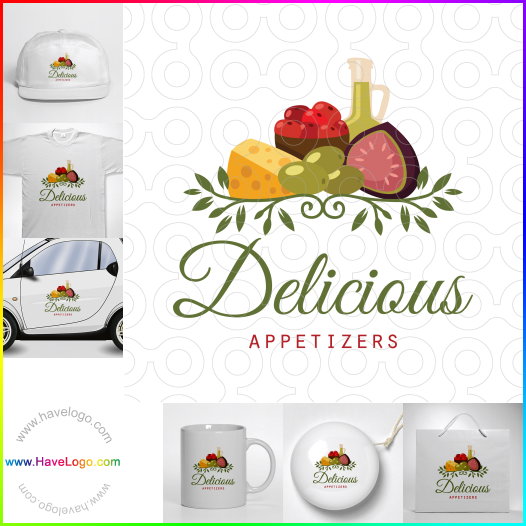 Compra un diseño de logo de Deliciosos aperitivos 60897