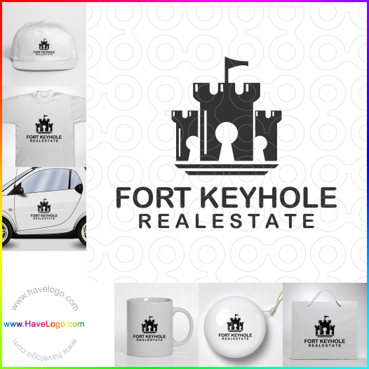 Acquista il logo dello Fort Keyhole Real Estate 65471