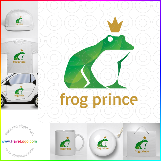 Compra un diseño de logo de Príncipe rana 61481