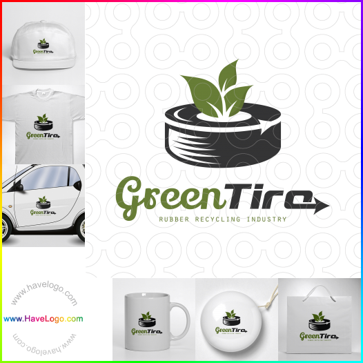 Compra un diseño de logo de Green Tire 61550
