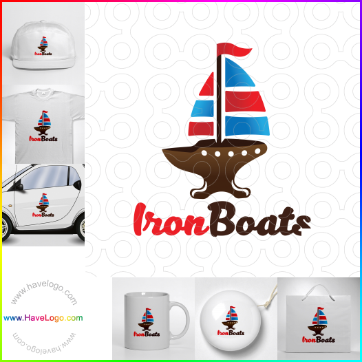 Koop een Iron Boats logo - ID:61235