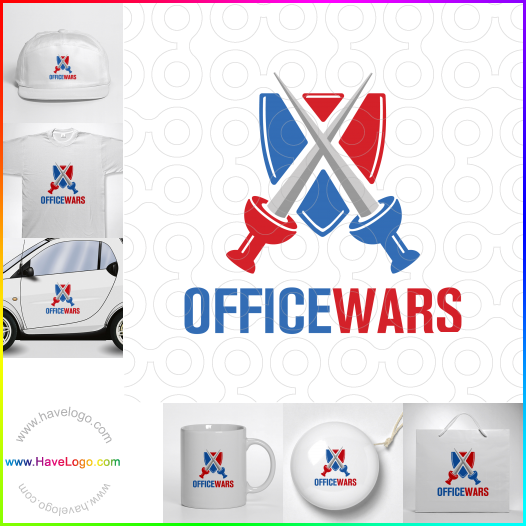 Compra un diseño de logo de Office Wars 63139