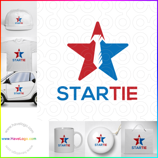 Compra un diseño de logo de Star Tie 65935