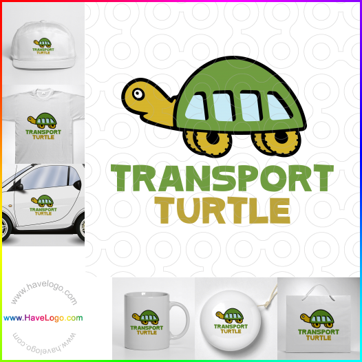 Compra un diseño de logo de Transporte Tortuga 61071