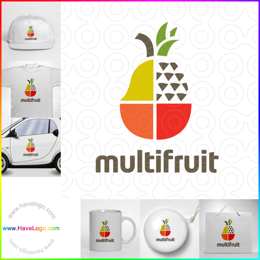 Compra un diseño de logo de fruta 32334