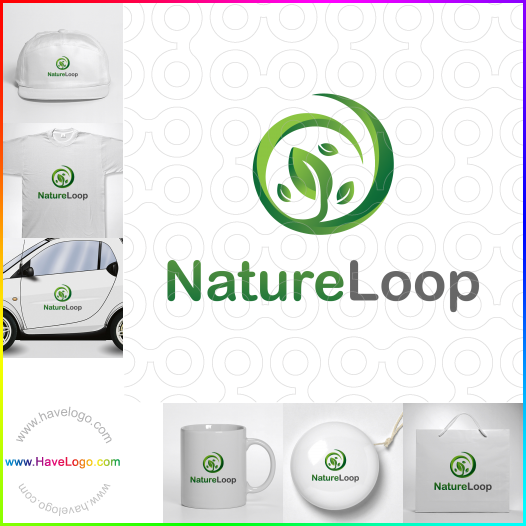 Koop een groene producten logo - ID:55059
