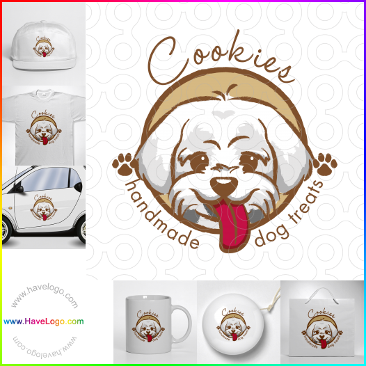 Koop een handgemaakte huisdieren koekjes logo - ID:38581