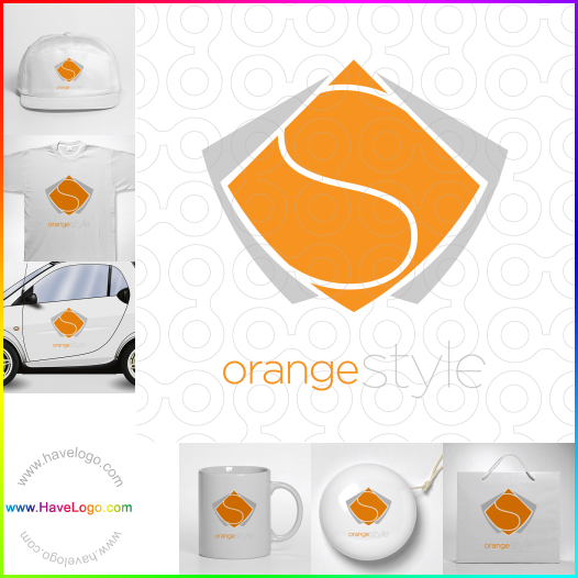 Koop een oranje logo - ID:6836