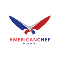 Amerikaanse chef-kok Logo