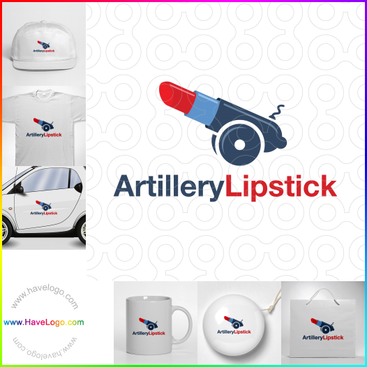 Compra un diseño de logo de Artillery Lipstick 63741