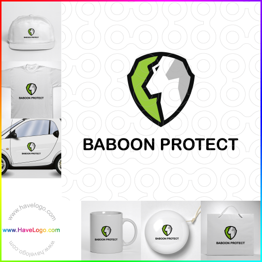 Koop een Baviaan beschermen logo - ID:64978