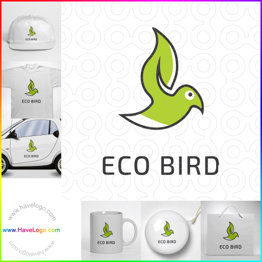 Compra un diseño de logo de Eco Bird 65797