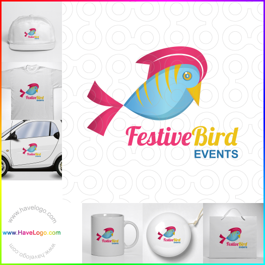 Acquista il logo dello Festive Bird 62368