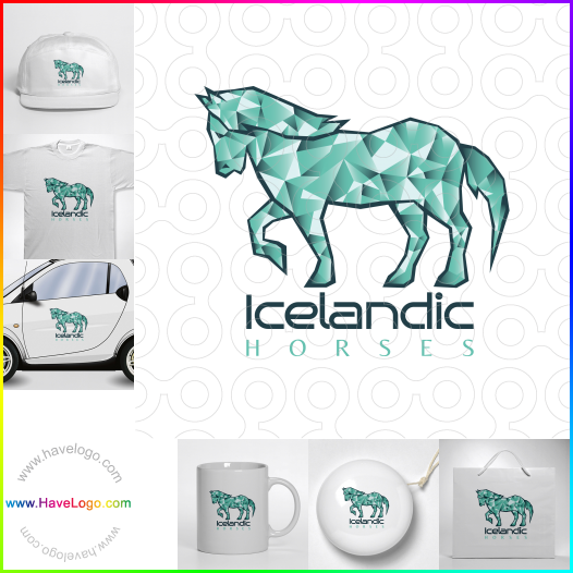 Koop een IJslandse paarden logo - ID:63157