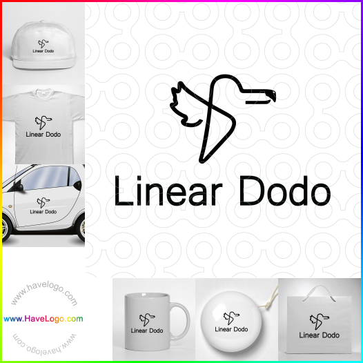 Acquista il logo dello Dodo lineare 64616
