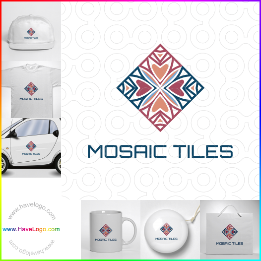 Compra un diseño de logo de Azulejos de mosaico 65992