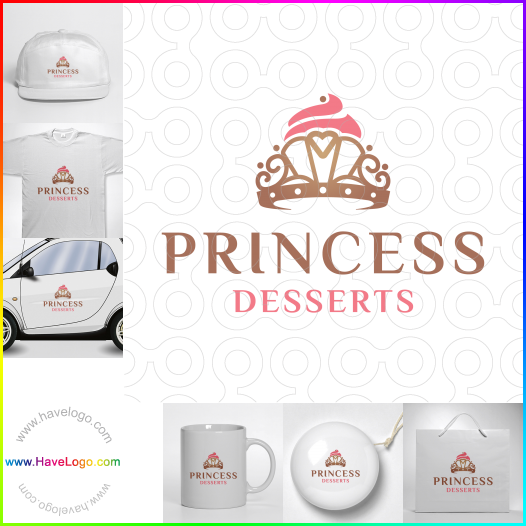 Koop een Princess Desserts logo - ID:65069