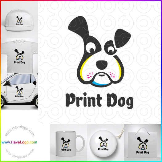 Koop een Print Dog logo - ID:63712