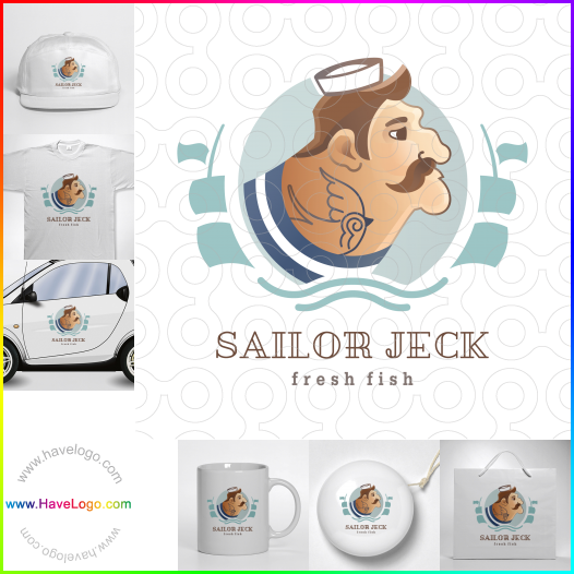 Compra un diseño de logo de Sailor Jeck 63649