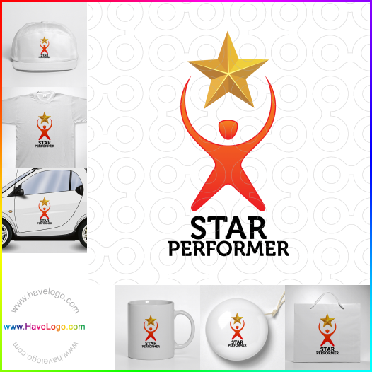 Compra un diseño de logo de Star Performer 65212