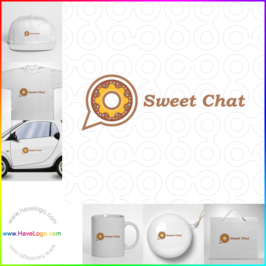 Compra un diseño de logo de Sweet Chat 61812