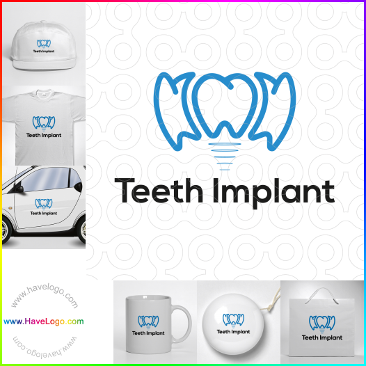 Compra un diseño de logo de Dientes Implante 64650