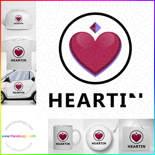 Compra un diseño de logo de corazón 38493