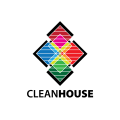 Logo servizi di pulizia della casa