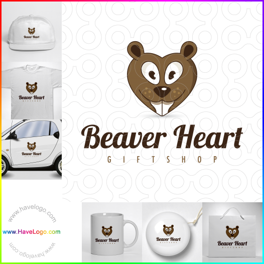 Acheter un logo de Beaver Heart - 62184