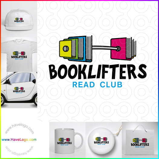 Compra un diseño de logo de Booklifters Read Club 60520