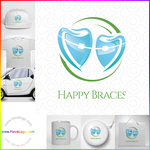 Compra un diseño de logo de Happy Braces 60424