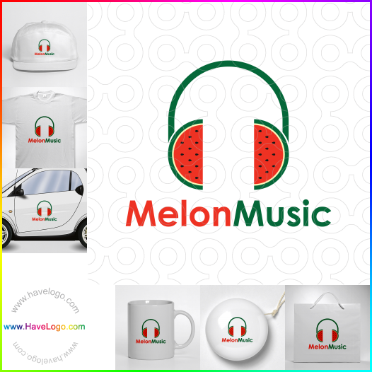 Compra un diseño de logo de Melon Music 64925