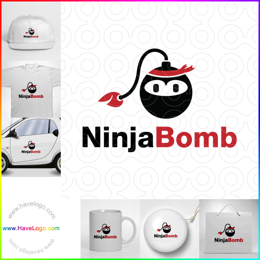 Acheter un logo de Ninja Bomb - 63765