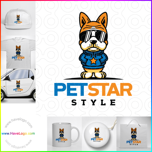 Compra un diseño de logo de Pet Star 66203