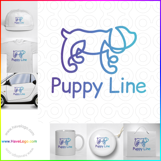 Koop een Puppy Line logo - ID:61755