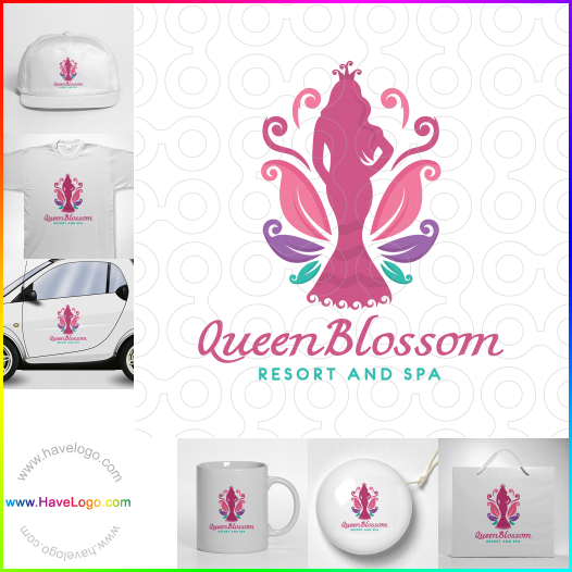 Compra un diseño de logo de Queen Blossom 65461