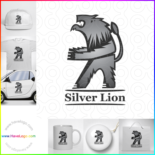 Koop een Zilveren leeuw logo - ID:60933
