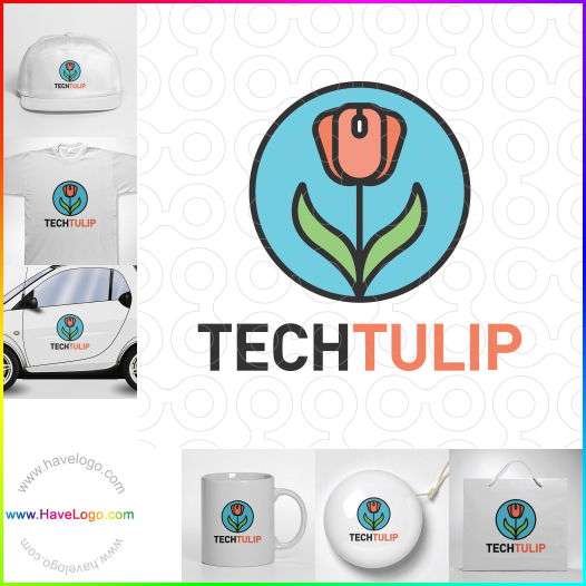 Koop een Tech Tulip logo - ID:60653