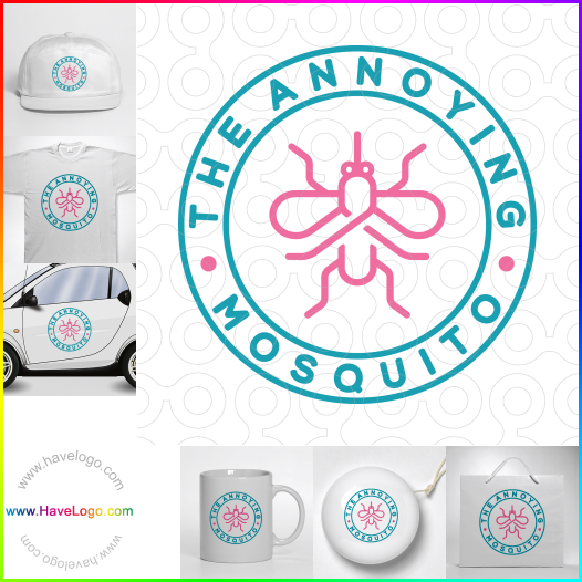 Compra un diseño de logo de El molesto mosquito 63060