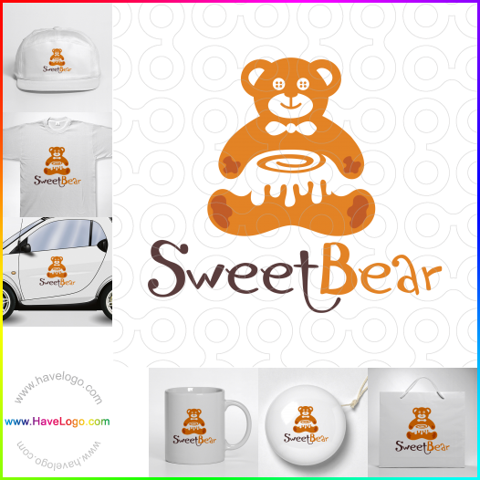 Compra un diseño de logo de oso 28372