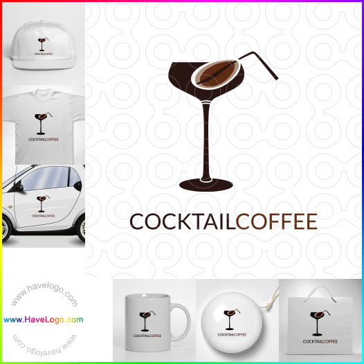 Koop een cocktail koffie logo - ID:64179