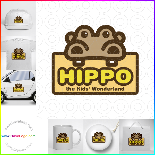 Koop een nijlpaard logo - ID:31759