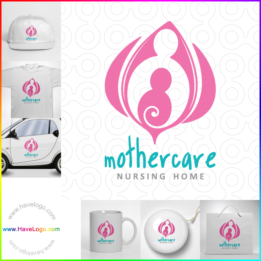 Compra un diseño de logo de cuidado de la madre 27860