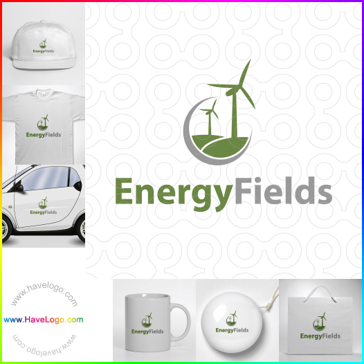 Compra un diseño de logo de tienda de turbinas eólicas 46094