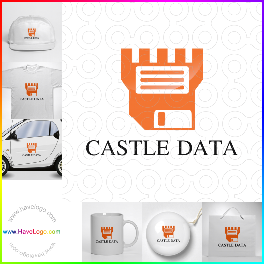 Compra un diseño de logo de Castle Data 63490