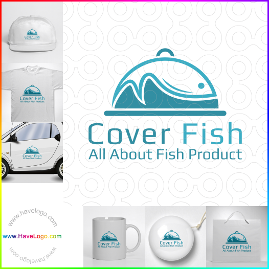 Compra un diseño de logo de Cover Fish 62644