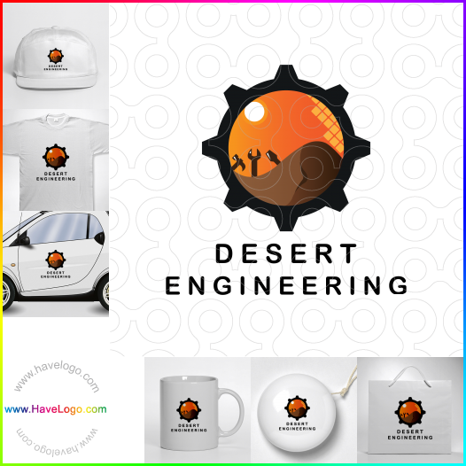 Compra un diseño de logo de Desert Engineering 65787